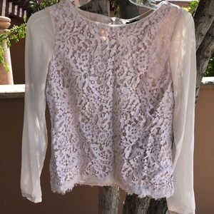 Ann Taylor crochet blouse